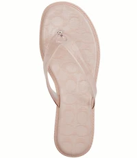 COACH Jelly Rubber Flip Flop Sandals