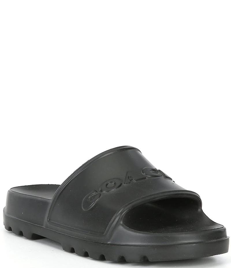 COACH Women's Jesse EVA Signature Logo Pool Slide Sandals
