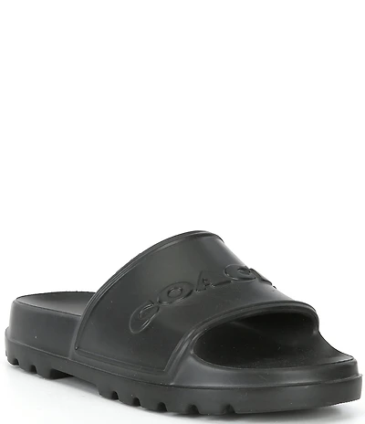 COACH Women's Jesse EVA Signature Logo Pool Slide Sandals