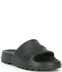 COACH Women's Jesse EVA Signature Logo Pool Slide Sandals