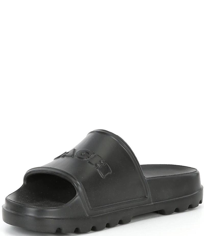 COACH Women's Jesse EVA Signature Logo Pool Slide Sandals