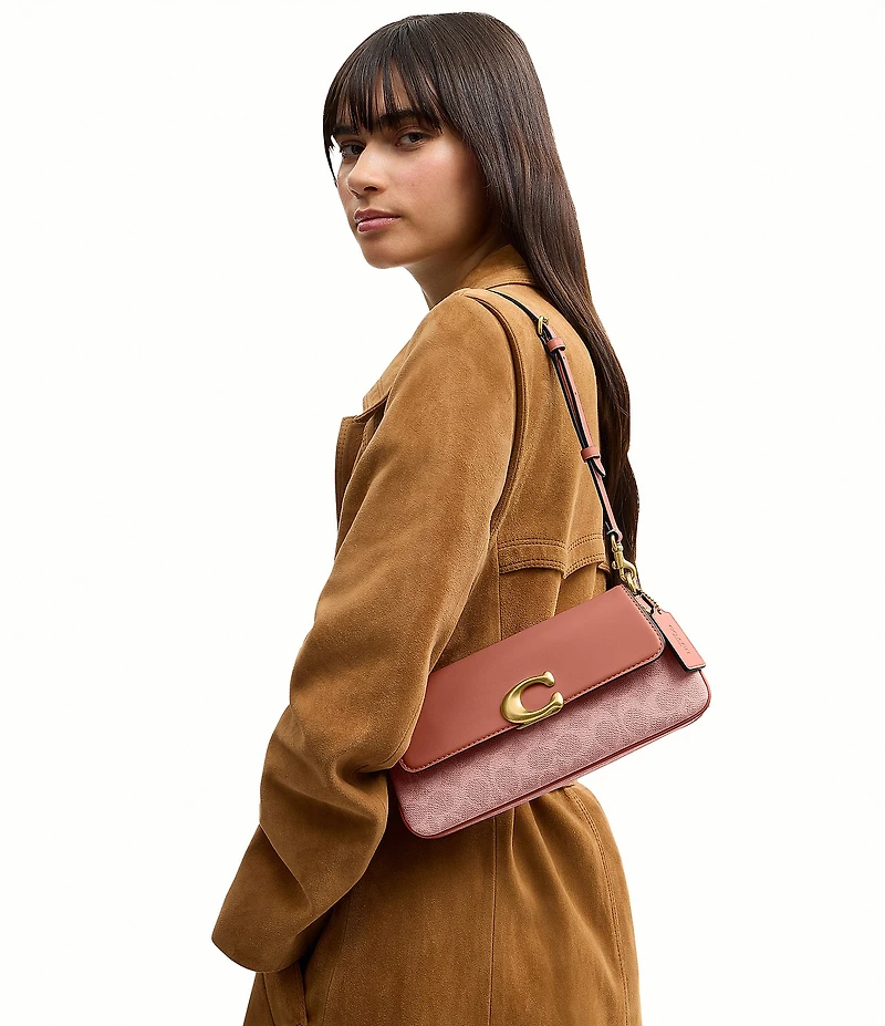 COACH Jet Signature Canvas Shoulder Bag