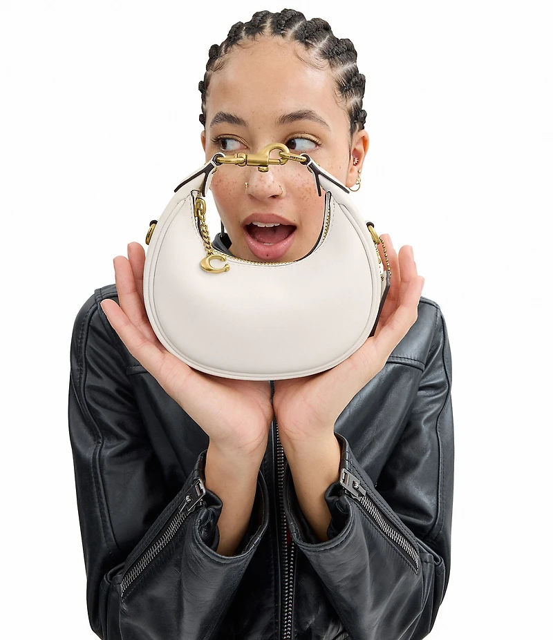 COACH Jonie Gold Hardware Mini Clutch