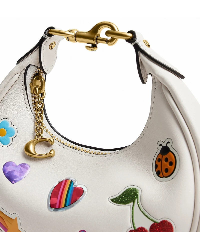 COACH Jonie Sticker Print Clutch