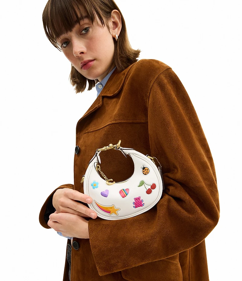 COACH Jonie Sticker Print Clutch