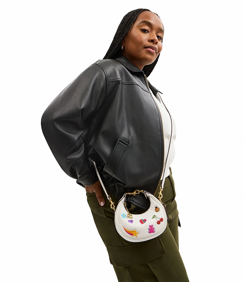 COACH Jonie Sticker Print Clutch