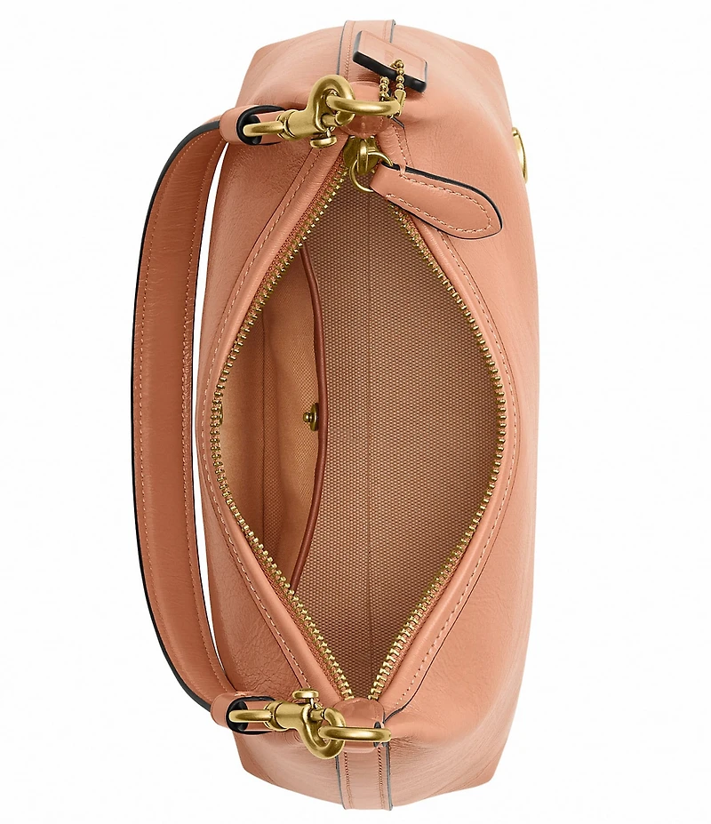 COACH Juliet 25 Glazed Leather Shoulder Bag