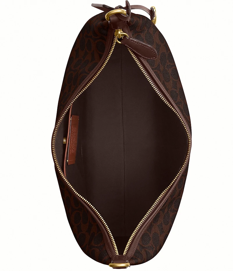 COACH Juliet 38 Signature C Coated Canvas Shoulder Bag