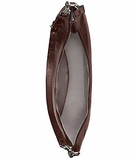 COACH Juliet Glazed Leather Hobo Sling Bag