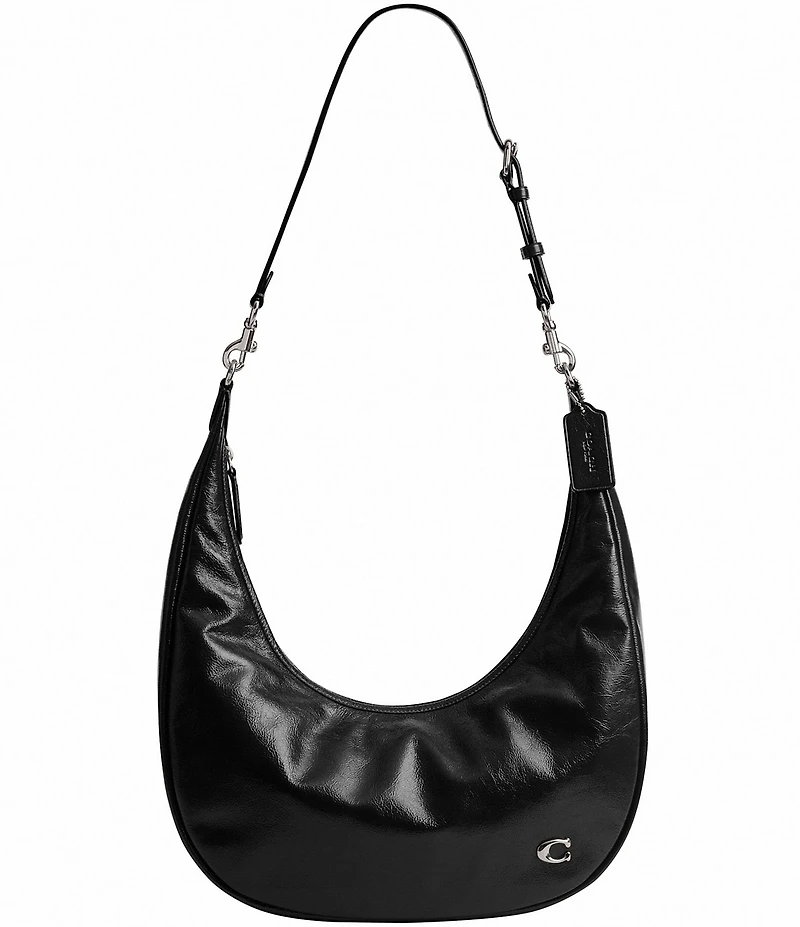 COACH Juliet Glazed Leather Hobo Sling Bag