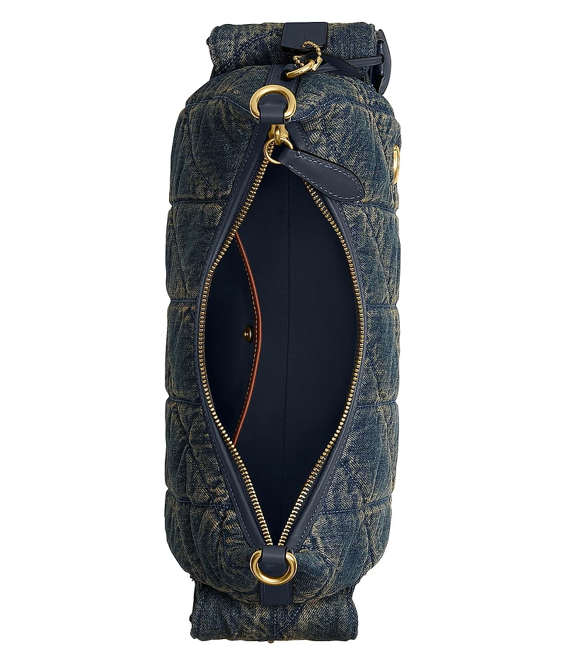 COACH Juliet Soft Quilted Loved Denim Pocket Bag 30