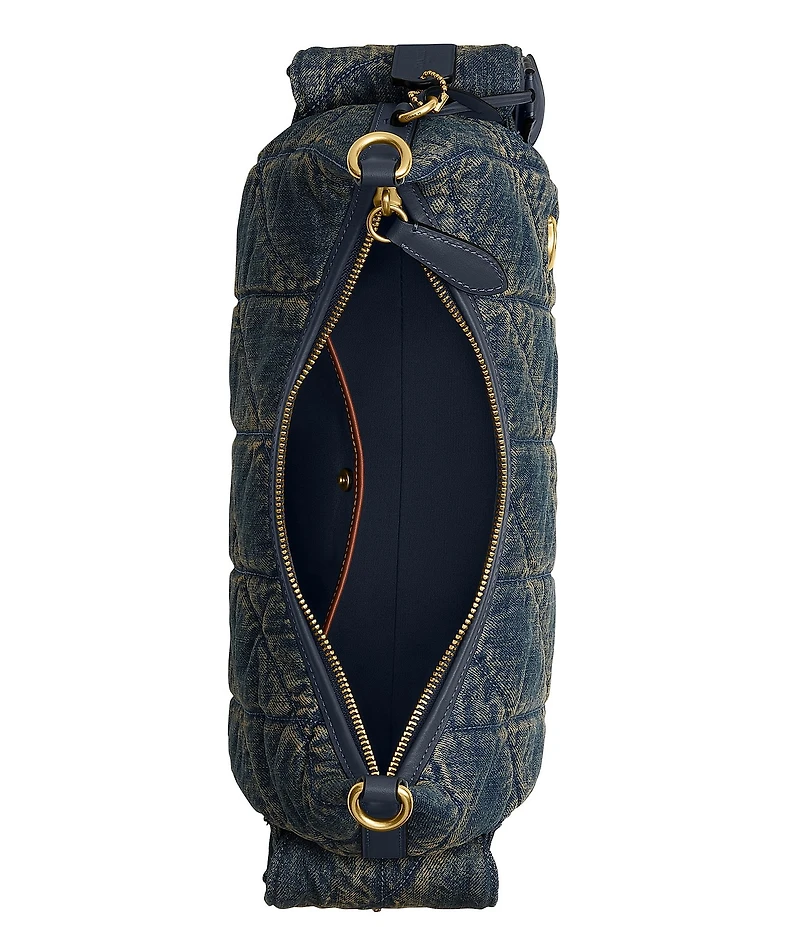COACH Juliet Soft Quilted Loved Denim Pocket Bag 30