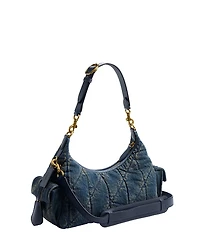 COACH Juliet Soft Quilted Loved Denim Pocket Bag 30