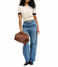 COACH Kisslock 27 Loved Leather Frame Shoulder Bag