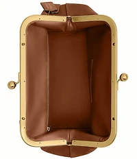 COACH Kisslock 27 Suede Frame Shoulder Bag