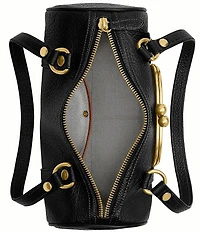 COACH Kisslock Barrel Shoulder Bag