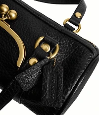 COACH Kisslock Barrel Shoulder Bag