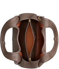 COACH Lana 23 Polished Pebble Leather Mini Tote Bag