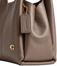 COACH Lana 23 Polished Pebble Leather Mini Tote Bag