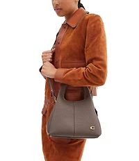 COACH Lana 23 Polished Pebble Leather Mini Tote Bag