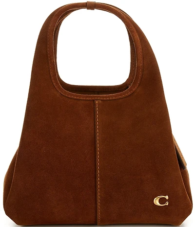 COACH Lana 23 Suede Leather Satchel Bag