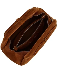 COACH Lana 23 Suede Leather Satchel Bag