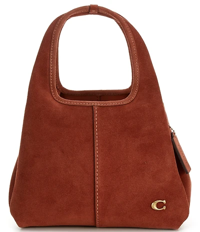 COACH Lana Suede Shoulder Handle Bag 23