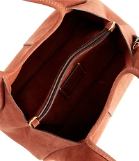 COACH Lana Suede Shoulder Handle Bag 23