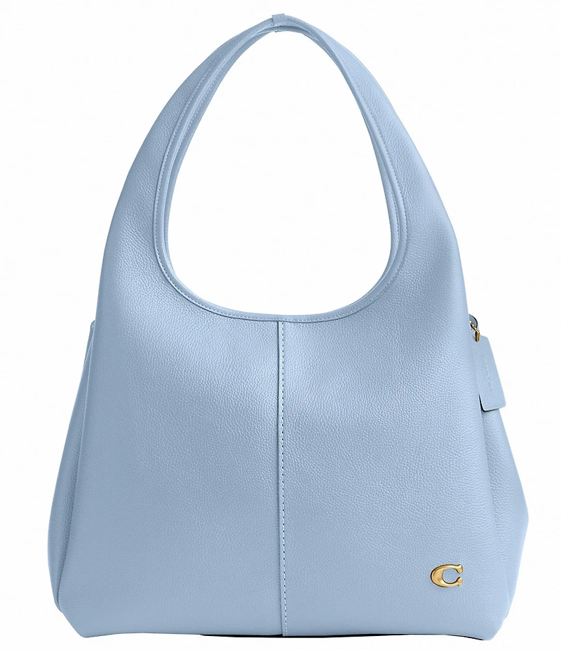 COACH Lana Pebbled Leather Hobo Tote Bag