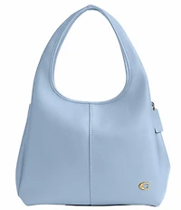 COACH Lana Pebbled Leather Hobo Tote Bag
