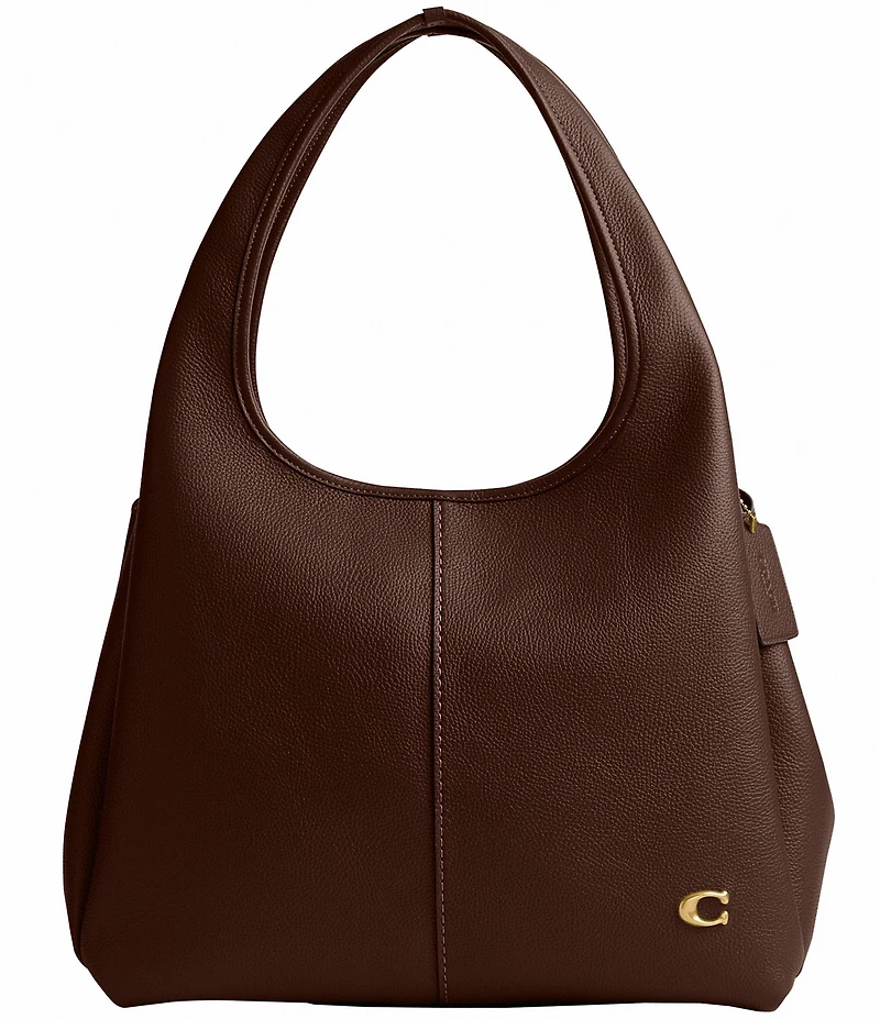 COACH Lana Pebbled Leather Hobo Tote Bag