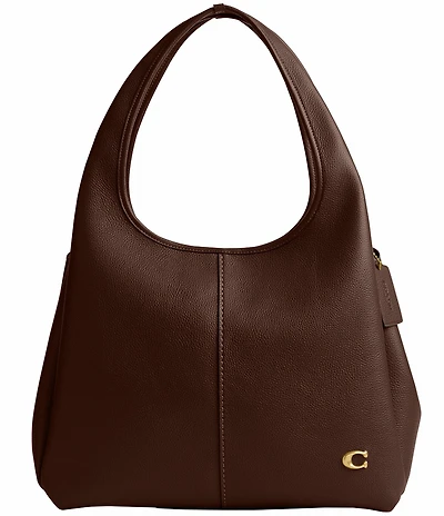 COACH Lana Pebbled Leather Hobo Tote Bag