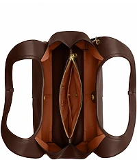 COACH Lana Pebbled Leather Hobo Tote Bag