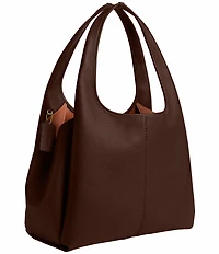 COACH Lana Pebbled Leather Hobo Tote Bag
