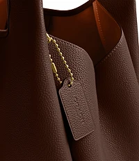 COACH Lana Pebbled Leather Hobo Tote Bag
