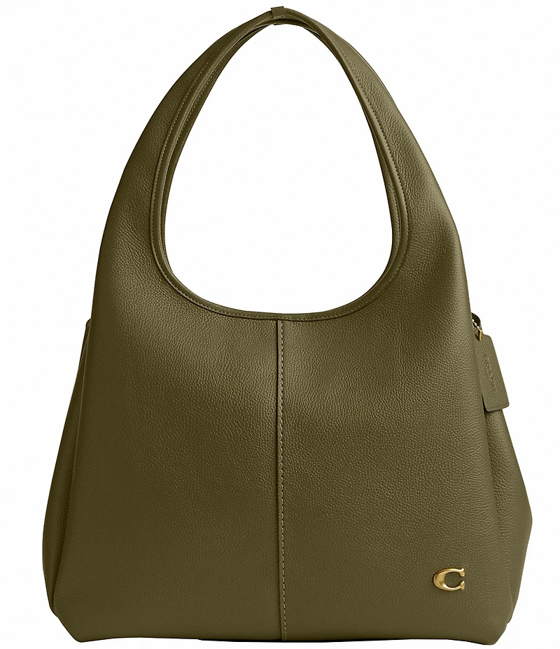 COACH Lana Pebbled Leather Hobo Tote Bag