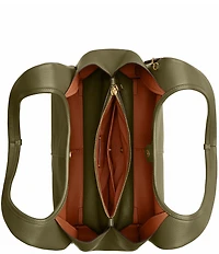 COACH Lana Pebbled Leather Hobo Tote Bag