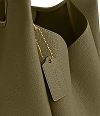 COACH Lana Pebbled Leather Hobo Tote Bag