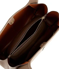 COACH Lana Pebbled Leather Hobo Tote Bag