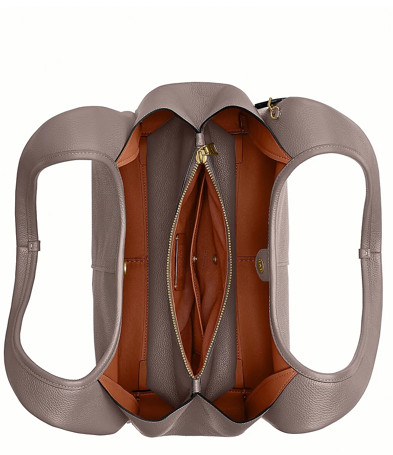 COACH Lana Leather Shoulder Bag