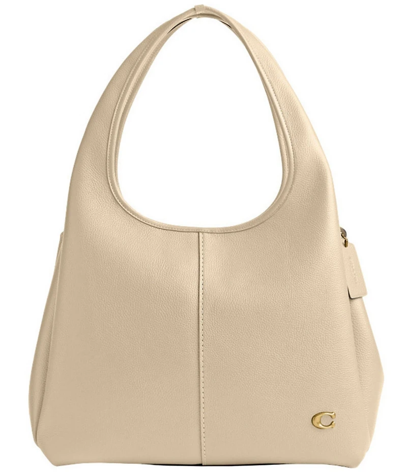 COACH Lana Pebbled Leather Hobo Tote Bag