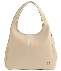 COACH Lana Pebbled Leather Hobo Tote Bag