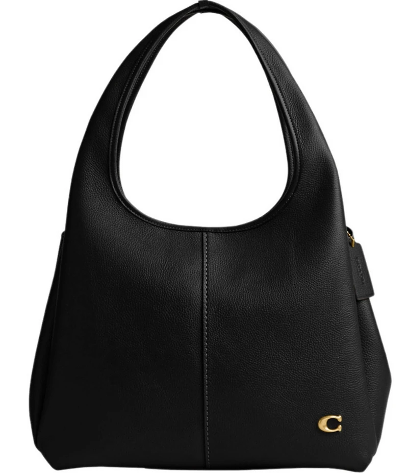 COACH Lana Pebbled Leather Hobo Tote Bag