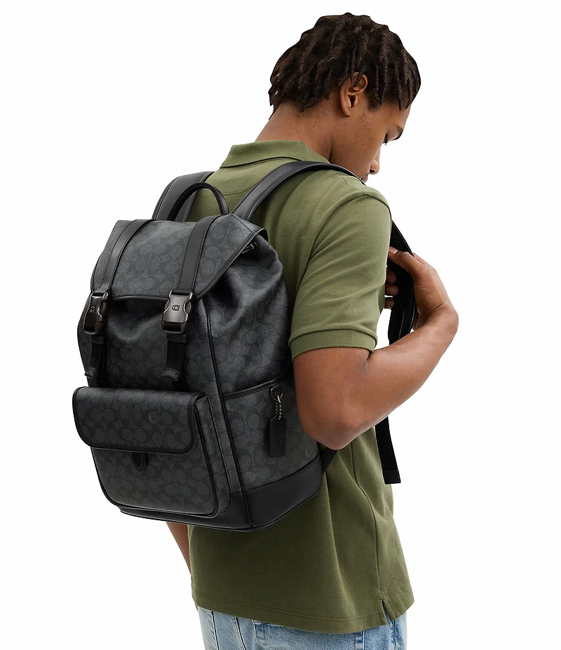 COACH League Flap Backpack