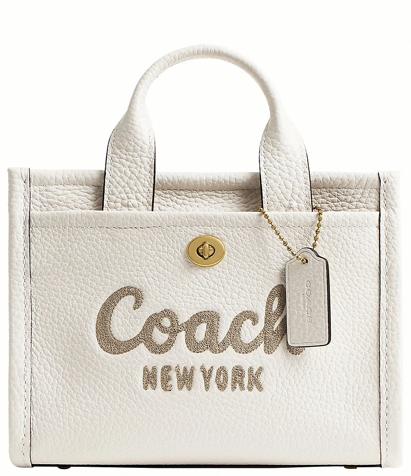 COACH Leather Cargo Mini Tote Bag 20