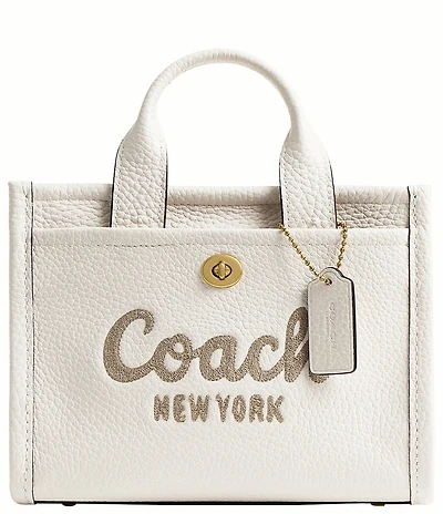 COACH Leather Cargo Mini Tote Bag 20
