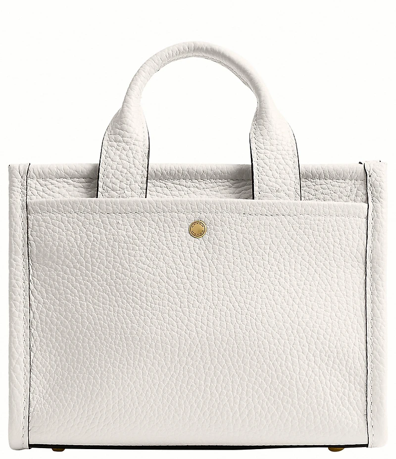 COACH Leather Cargo Mini Tote Bag 20