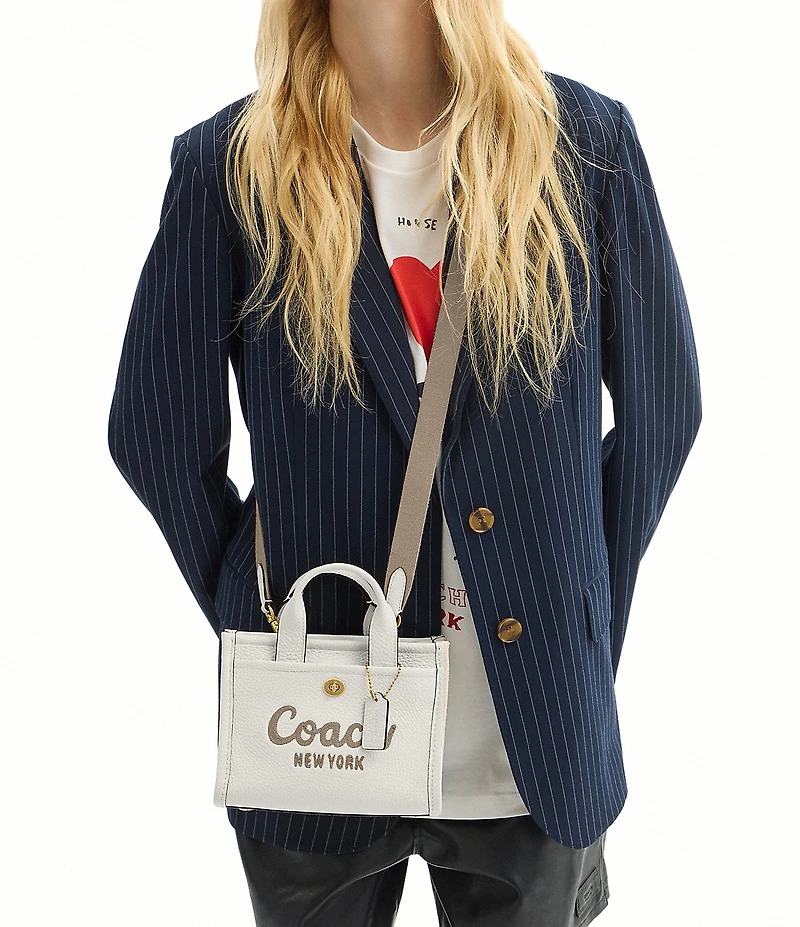 COACH Leather Cargo Mini Tote Bag 20