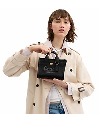 COACH Leather Cargo Tote Bag 20