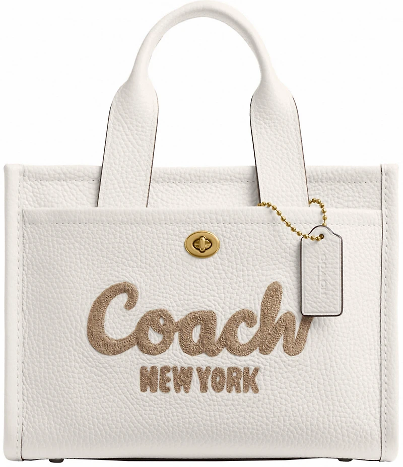 COACH Leather Cargo Tote Bag 26